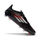 Adidas F50 Elite Black White and Red Firm Ground FG Football Boot