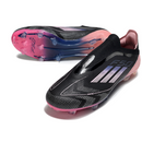 Adidas F50 Elite Laceless Black and Pink Firm Ground FG Football Boot