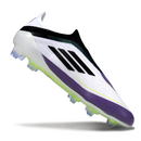 Adidas F50 Elite Laceless Black and Blue Firm Ground FG Football Boot