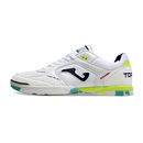 Joma Top Flex 24 IC White Green and Yellow Futsal Football Boot