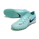 Chuteira Society Nike Phantom GX2 Elite Light Blue and Black Turf TF Football Boot