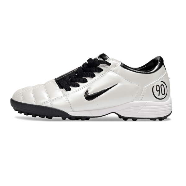 Chuteira Society Nike Total 90 III Turf TF White and Black Football Boot