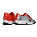 Chuteira Society Nike Total 90 III Turf TF Silver and Red Football Boot