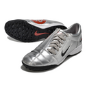 Chuteira Society Nike Total 90 III Silver Black and Red Turf TF Football Boot