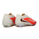 Nike Phantom 6 Elite White and Orange Firm Ground FG Football Boot