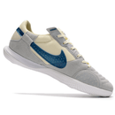 Nike Streetgato IC White Blue and Gray Indoor IC Football Boot